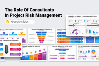 The Role Of Consultants In Project Risk Management Google Slides Template